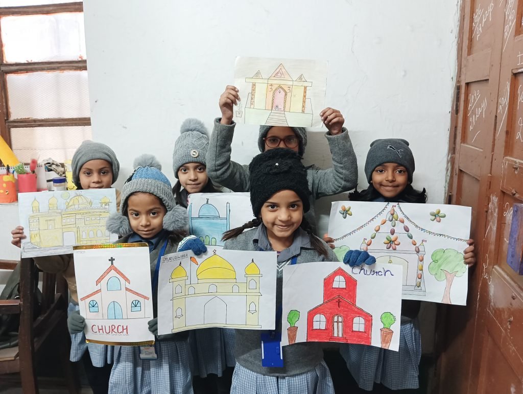 Drawing Activity - Satbhrawan Arya Girls Senior Secondary School